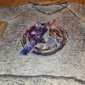 Women's see through avengers tee shirt
